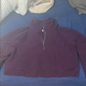 Lululemon Scuba Crop Half-Zip Pullover